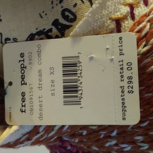 Free People Skies The Limit Cardigan Desert Dream Combo XS - Picture 5 of 6